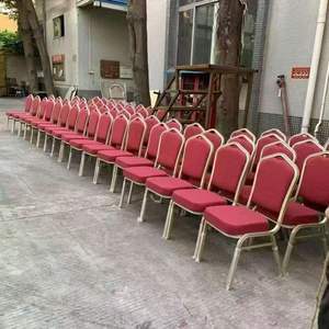 เก้าอี้และโต๊ะจัดเลี้ยงโรงแรมหรูหราทันสมัยขายส่งยอดนิยม ขอบทอง ขายดี สแตนเลสสำหรับงานแต่งงาน - Product Image 3