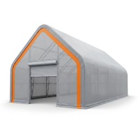 Structure de bâtiment en acier galvanisé certifié pour arène, abri pour équipement d'équitation, conteneur de stockage, hangar à chariots, structure de type hangar, entrepôt et tente, pour produits chimiques