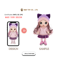 Peluche personnalisée mignonne et douce, poupée à la mode pour filles |   Couleurs et tailles personnalisées |   Cadeau Parfait |   Services OEM et ODM