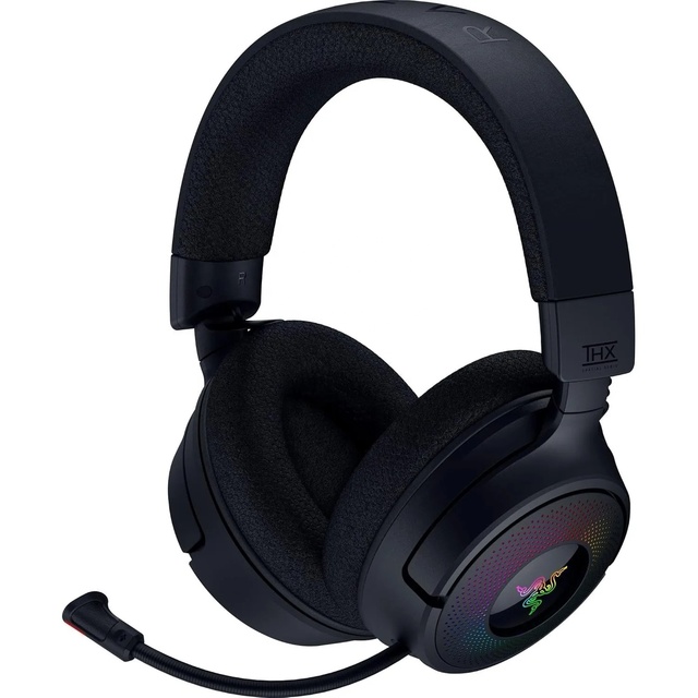 Razer Kraken V4 Wireless Gamer Headset 2.4GHz USB 40 mm Drivers ANC Quick Volume Adjust for PC Mac PS5 for DJs