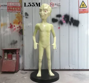 Estatua de Extraterrestre, Martianos, OVNI, Estatua de Jardín de Resina con Forma de Gnomo para Exteriores, Decoración de Resina de Extraterrestres - Product Image 2