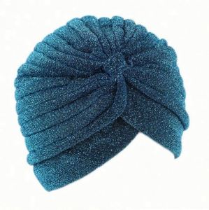 Hijabs et bonnets unisexes pour adultes, style mode, en acrylique doré, turbans musulmans et casquettes indiennes, pour le marché international - Product Image 4