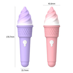 Juguetes Sexuales para Adultos a Precio de Fábrica, Vibrador de <span class=keywords><strong>Cono</strong></span> de Helado, Juguetes Sexuales, Varita AV, Masajeador, Vibrador de Clítoris - Product Image 1