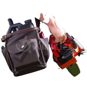 Sac à outils pour tronçonneuse en cuir végétalien multi-poches, durable, certifié BSCI, pour barre de tronçonneuse et outils d'entretien - Product Image 6