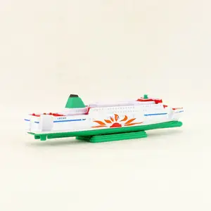 Modelo de navio de cruzeiro de metal diecast, modelo de barco a vela, modelo para coleção, navio, brinquedo