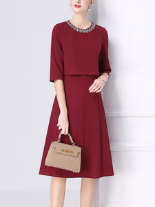 Elegant Styles for Business Buyers: Premium red fit flare gown Collection