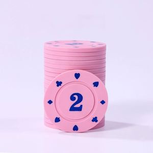 Cross-Border Chips PP Wear-Resistant Mahjong Chess Full Set Whole <b>Box</b> Texas Hold'em Reward Double-Sided Thickened Chip Coins - Product Image 4