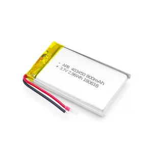 लिपो 403450 3.7V लिथियम बैटरी 800mAh ली-पॉलिमर रिचार्जेबल बैटरी सेंसर स्मार्ट उत्पाद पॉस मशीन शाइन शूज़ के लिए