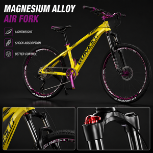 Bicicleta de Montaña de Aluminio de 26 Pulgadas, 10 Velocidades, Suspensión de Aire con Frenos de Disco Hidráulicos, Bicicleta Rígida para Adultos, Venta al Por Mayor OEM ZL-AL-01M 2 - Product Image 4