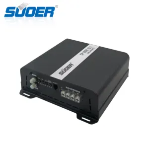 Suoer CP-3000.1d-j amplificateur de puissance de voiture 3000W RMS monobloc gamme complète classe D 12V avec crossovers 2000W puissance RMS