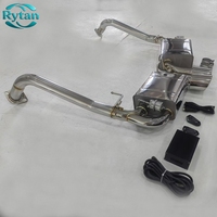 Sistema de Escape Valvetronic de Acero Inoxidable con Válvulas de Alto Rendimiento Rytan para Porsche Cayman 981 2.7T/2.9/3.4T 2013-2015