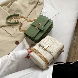 Bolso pequeño elegante para mujer 2025 nuevo estilo S, versión coreana patrón de cocodrilo CADENA DE Instagram de moda bandolera de un solo hombro - Product Image 4