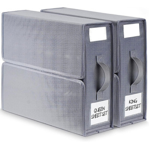 Bán buôn nóng bán tùy chỉnh kích thước Logo màu có thể tái chế WR, bền giá rẻ Túi Tote Vải không dệt tấm ga trải giường tổ chức/ - Product Image 5