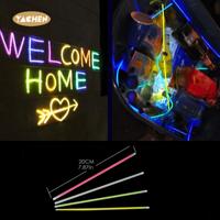 Bracelets lumineux YACHEN 50 pièces avec connecteurs, accessoires de fête néon, décorations pour Halloween, danse, mariage, anniversaire