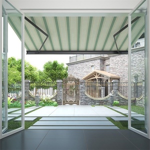 <span class=keywords><strong>Toldo</strong></span> retráctil de pie para exteriores, barra de luz Led para Patio, plegable, eléctrico y moderno, motorizado - Product Image 2