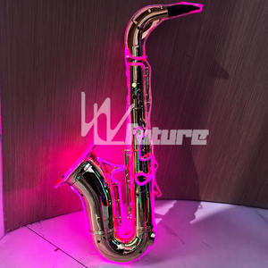 Saxophone lumineux à fibre optique - Accessoire de fête lumineux <span class=keywords><strong>pour</strong></span> mariage/spectacle/scène/festival, instrument de <span class=keywords><strong>musique</strong></span> lumineux coloré - Product Image 3