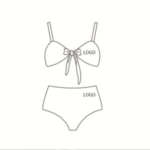 OEM/ODM, Traje de Baño de Lujo de 2 Piezas para Mujer, Bikini Sexy, Conjunto de Ropa de Playa Personalizable de Alta Calidad - Product Image 2