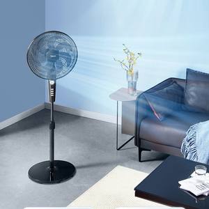 Ventilador de Pie Midea SAF35MA Obsidian Black 427x400x1355mm, Alta Potencia de Viento, Oscilante, Ahorro de Energía - Product Image 2