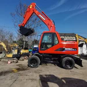 Excavadora de Ruedas Usada Doosan DH150W-7, Mini Excavadora Usada Doosan EPA, Excavadora de Ruedas Usada de Segunda Mano Doosan DH150W-7 - Product Image 2
