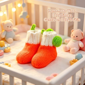 Graziosi Scarpine per Neonati Lavorate a Maglia con Motivi Floreali |   Scarpe da Barca Ultra Morbide e Traspiranti |   Scarpine Antiscivolo Comode per Neonati per Tutte le Stagioni - Product Image 1