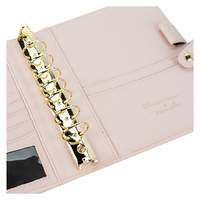 Organiseur de planification quotidienne personnalisé en cuir de luxe à 6 anneaux, couleurs personnalisables, idéal comme cadeau