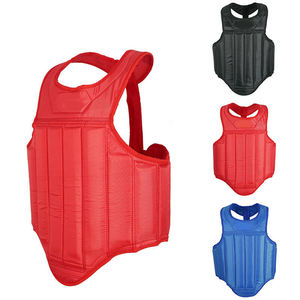 Sanda-<span class=keywords><strong>Protector</strong></span> de pecho personalizado para boxeo, <span class=keywords><strong>Protector</strong></span> corporal para ITF, Taekwondo, WKF, kárate, MMA, Muay Thai, venta al por mayor de fábrica - Product Image 1