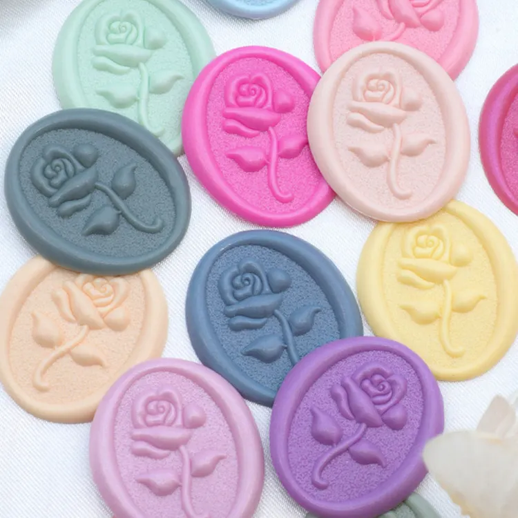 Stylish Resin Wax Seal Stickers Decorative Stamp Design for Office and Craft Projects for Paper and Glass