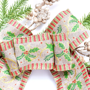 Corona di Natale 50cm Corona di natale a forma di cuore Corona De Navidad Coroa De Natal Decoracao Coronas Artificiales De Navidad - Product Image 4