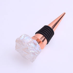 <span class=keywords><strong>Bouchon</strong></span> de bouteille de <span class=keywords><strong>vin</strong></span> en agate drusy naturelle à 100 %, cristal de guérison, <span class=keywords><strong>bouchon</strong></span> de <span class=keywords><strong>vin</strong></span> sous vide en améthyste rose pour cadeau - Product Image 6