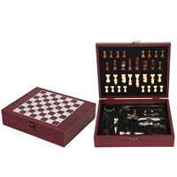 Coffret Cadeau Deluxe Personnalisé Ouvre-Bouteille Lapin avec Jeu d'Échecs Tire-Bouchon à Levier Vertical Ouvre-Bouteilles à Vin Personnalisés