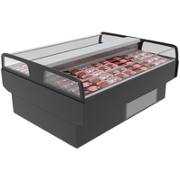 Vitrine Réfrigérée Monotempérature en Acier Inoxydable pour Viande XY Supermarket