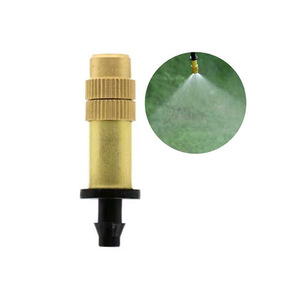 DaringFish Arroseur automatique réglable en laiton à atomisation 360° avec entraînement par engrenages pour système d'irrigation goutte à goutte <span class=keywords><strong>de</strong></span> jardin et serre - Product Image 6
