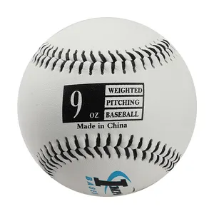 High Quality 9 Inch Cork Filling Leather Material Baseball Practice Training Weighted Baseball Balls For Adult/Youth