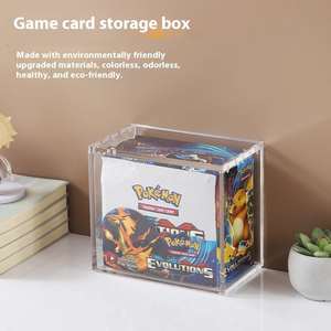 Vitrine magnétique en acrylique transparent pour Pokemon ETB Booster Box Protector Strong UV Resistant Card Storage Holder Custom Logo - Product Image 2
