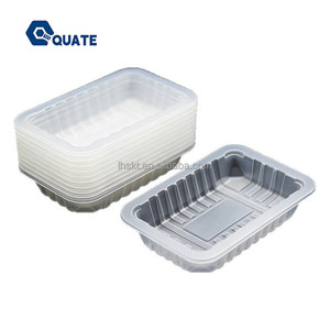 Barquette alimentaire en plastique PP pour fruits, volailles, viande, fruits <span class=keywords><strong>de</strong></span> mer, empilable en supermarché, barquette alimentaire MAP, technologie d'atmosphère modifiée - Product Image 4