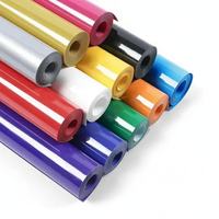 Rollo de Vinilo Brillante de 0.61m, Película Autoadhesiva de PVC para Plotter de Corte y Fabricación de Letreros