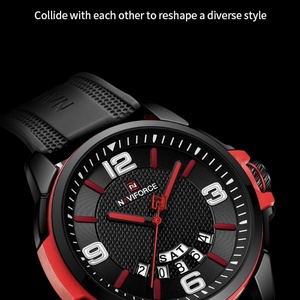 Montre pour homme Naviforce 9215, montre à quartz tendance, montre en silicone étanche pour homme, affichage de la date et du jour de la semaine - Product Image 6