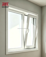 Fenêtre à battant en PVC couleur personnalisable, verre trempé Low-E, persienne, économie d'énergie, insonorisation, ouverture automatique, design moderne