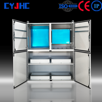 Armoire de distribution industrielle CYJHC L HME, sur mesure, non standard, multi-portes, modulaire, grande armoire de commande électrique, IP66, 380V