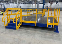 Plateforme en structure d'acier Q235 pour usage industriel