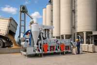 Trieuse de grains multifonctionnelle série 5XZ avec double déstonneur par gravité et double table de nettoyage de semences pour l'agriculture