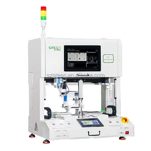 Nouveau design 2024 équipement industriel vert machines à vis de verrouillage visuel à adsorption à quatre axes de bureau avec positionnement visuel OLC +