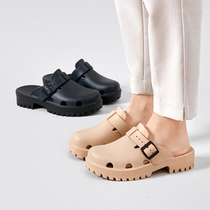 <span class=keywords><strong>Zapatillas</strong></span> de <span class=keywords><strong>mujer</strong></span> para laboratorio y <span class=keywords><strong>hospital</strong></span>, con orificios, populares transfronterizas, con tacón, frescas y de suela gruesa - Product Image 1