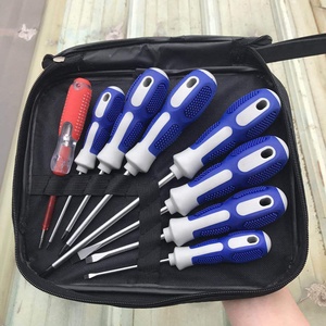 Tua Vít Tay Cầm TPR Tuốc Nơ Vít Thép Hợp Kim Crôm Vanadi Visseuse Đầu Màu Đen Từ Tính Tua Vít Phillips Có Rãnh Torx Phillips - Product Image 2