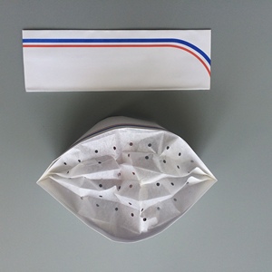 Gorro de Cocinero Desechable de Papel, Gorros de Forraje Blancos con Rayas, para la Industria Alimentaria, Impresión de Logotipo Personalizable - Product Image 4