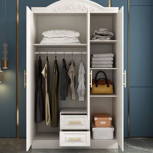 CBMmart Shaker Style porta a battente camera da letto bianca armadio armadi armadio moderno per i vestiti - Product Image 2