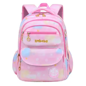 Sac à dos scolaire en nylon coloré à motif de dessin animé, trè<span class=keywords><strong>s</strong></span> tendance, imperméable, pour filles et enfants du primaire, vente en gros disponible - Product Image 1