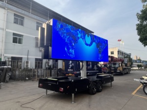 Phong cách mới ngoài trời P4 dẫn đăng Màn hình Trailer Tấm Pin Mặt Trời quảng cáo Trailer HD LED hiển thị - Product Image 3