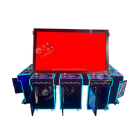 Qianmen marque personnalisé motif/Logo 65 pouces écran détachable 10 joueurs Table de poisson pour IGS poisson chasse Arcade Machine de jeu