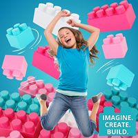 Lot de 12 grands blocs de construction pour enfants Blocs Jumbo pour les tout-petits Briques géantes empilables Blocs de construction Jouets pour enfants